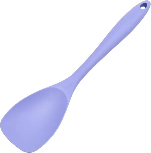 Chef Craft Espátula de cuchara de silicona premium, 11.5 pulgadas, azul pastel