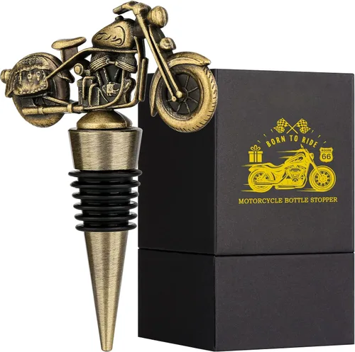 Miniatura 11 de LKKCHER Tapón de Botella de Vino en Forma de Bicicleta, Lindos Regalos de Vino para Hombres Mujeres, Regalos Vintage de Bicicleta y Ciclismo