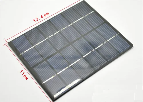 Miniatura 6 de Sunnytech 2w 6v USB mini panel solar módulo DIY polisilicio solar epoxi célula cargador B032