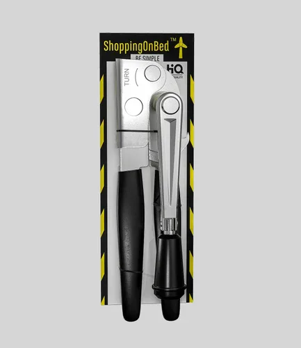 Miniatura 8 de Abrelatas resistente con imán – Abrelatas comercial manual para personas mayores, de mano, hoja afilada, borde liso, perilla plegable para un fácil
