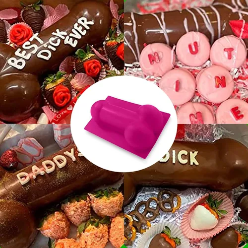 Miniatura 5 de Moldes para pene, molde de silicona para polla, molde de silicona para pastel de chocolate para panes caseros, pastel de carne, quiche (10 pulgadas)