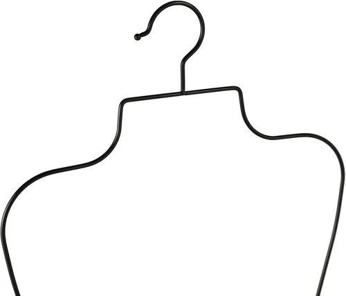 Miniatura 3 de Colgador de bikini de cuerpo completo con forma de metal y alambre para traje de baño, perchas para exhibición, paquete de 10 unidades (negro)