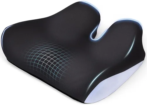 Cojín de asiento extra grande para aliviar el dolor de coxis, cojín ergonómico para silla de oficina, cojín de espuma viscoelástica para coxis,