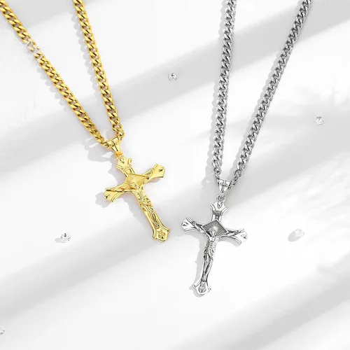 Miniatura 3 de CELESTIA Medallas de plata de ley 925 San Miguel/San Cristóbal/San Benito/San Gabriel/Virgen María/Jesús/Caravaca/Metatrón/Sello de los Siete