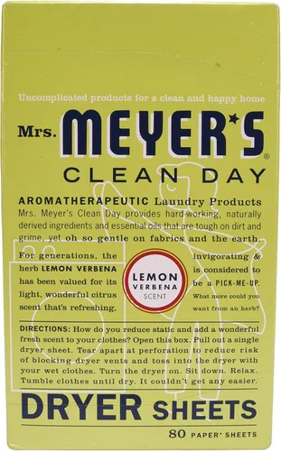 Miniatura 12 de MRS. MEYER'S CLEAN DAY - Hojas para secadora, suavizante de telas, reduce la estática, infundida con aceites esenciales, madera de abedul, 80