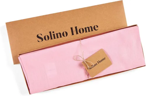 Miniatura 57 de Solino Home Juego de 4 manteles individuales blancos de 100 % lino puro de 14 x 14 pulgadas para invierno, San Valentín, primavera, Pascua, Fete