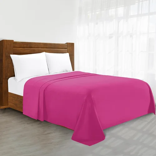 Miniatura 18 de Sábana plana de lujo en Amazon Elegant Comfort sin arrugas de 1500 hilos de calidad de hotel Premier, tamaño King, color marrón chocolate