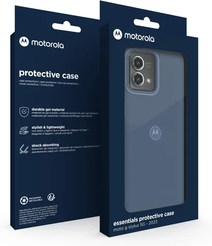 Miniatura 9 de Motorola Moto G Stylus 5G (2023) Funda protectora texturizada - Azul crepúsculo - Fundas de ajuste preciso que absorben los golpes para mejorar