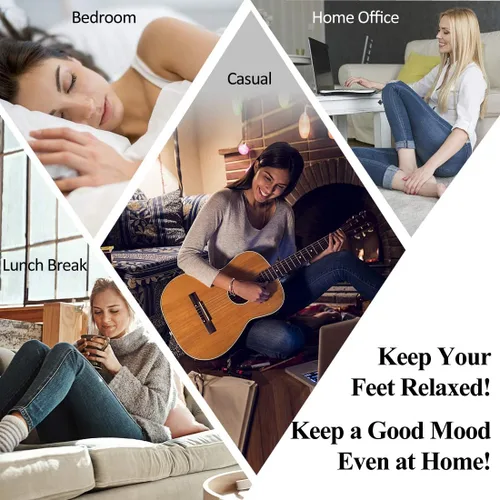 Miniatura 2 de Zapatillas de casa para mujer, cálidas, antideslizantes, para interiores