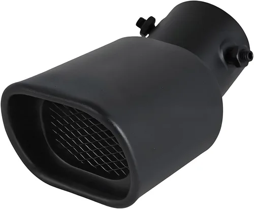 Miniatura 6 de Punta Cuadrada de Escape de Automóvil de Acero Inoxidable, de 2.5" a 3.7" Tubo de Escape Universal para Automóvil Tubo de Cola Garganta Tubo