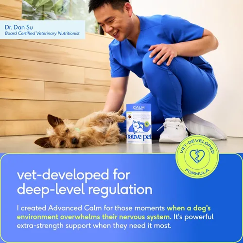 Miniatura 8 de Native Pet Masticables calmantes avanzados para perros de razas pequeñas, alivio de la ansiedad, estrés, separación, viajes y apoyo para dormir