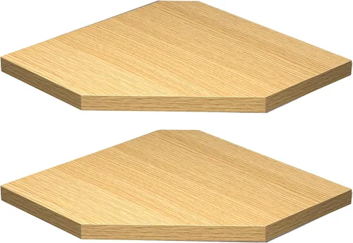 Miniatura 14 de Estante esquinero para montaje en pared, estantes de esquina flotantes, juego de 3 estantes de pared esquineros, estantes de almacenamiento de pared