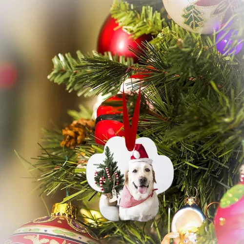 Miniatura 5 de Estilo estampado de vacaciones navideñas con decoración.