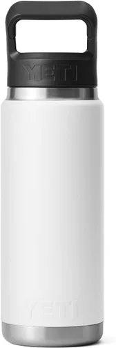 Miniatura 7 de YETI Rambler - Botella de acero inoxidable aislada al vacío con tapa y popote, 26 onzas, color negro