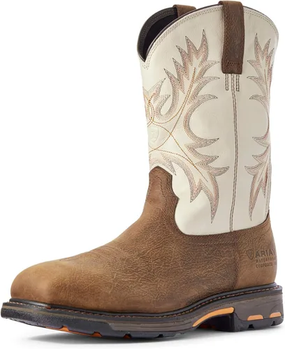 Miniatura 3 de Ariat Workhog - Botas de trabajo con puntera cuadrada para hombre Tierra oscuro