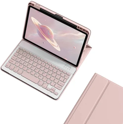 Miniatura 9 de kaitesi Funda para teclado para iPad 9ª 8ª 7ª generación 10.2/ Air 3ª generación Pro 10.5, cubierta inteligente de folio inteligente con teclado