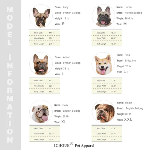 Miniatura 2 de iChoue Lindos pañales para perro con tirantes para bulldog francés, pug francés, bulldog inglés, hembra, en ciclo de calor, azul, pequeño con 1 pañal