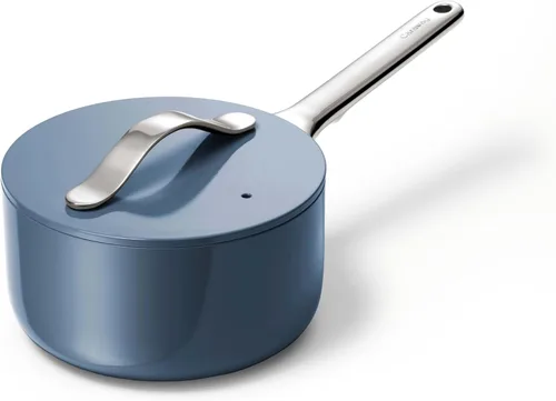 Miniatura 13 de Caraway Sartén antiadherente de cerámica con tapa (3 cuartos de galón), no tóxico, sin PTFE ni PFOA, apto para horno y compatible con todas