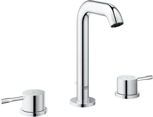 Miniatura 8 de GROHE 202972431 Essence - Grifo de baño de 2 manijas con dos manijas y tamaño M, color negro mate Mate negro