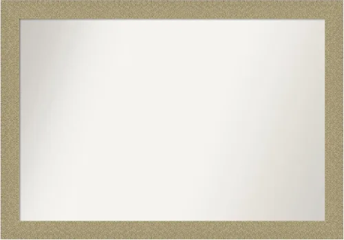 Miniatura 90 de Amanti Art Espejo de pared personalizado no biselado (24.25 x 24.25 pulgadas), marco dorado de mosaico, varios tamaños personalizados, espejo