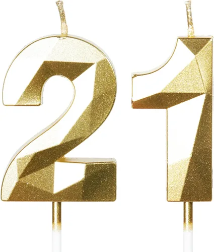 Miniatura 250 de Velas de cumpleaños número 15, velas número 15, velas de feliz cumpleaños de oro rosa para pastel, decoraciones de cobertura de pastel de diseño 3D