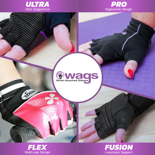 Miniatura 6 de Guantes de soporte de muñeca con almohadilla de gel ergonómica patentada y muñequera para entrenamientos de mujeres y hombres