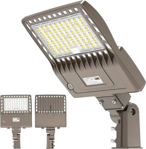 Miniatura 13 de Luces LED de estacionamiento de 480 V 150 W 21000 LM LED Shoebox Pole Lights Fixture 400W HID/HPS Reemplazo 5000K IP65 AC 277-480V UL Listado
