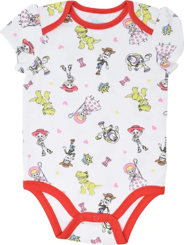 Miniatura 6 de Disney Classics The Aristocats Lion King Winnie the Pooh Pixar Toy Story Baby Girls 5 Pack Bodysuits Newborn to Infant