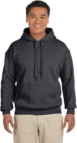 Miniatura 44 de Gildan - Sudadera con capucha para hombre, mezcla pesada, cordón de ajuste, Rosa de seguridad