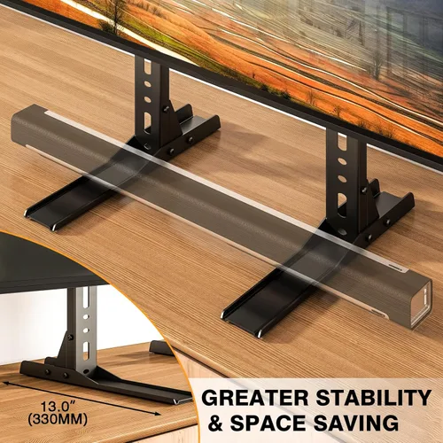 Miniatura 4 de TAVR Mueble Universal de Mesa para Soporte de TV, Patas para TV para la mayoría de televisores de 20 a 75 pulgadas, Pies de Reemplazo para TV
