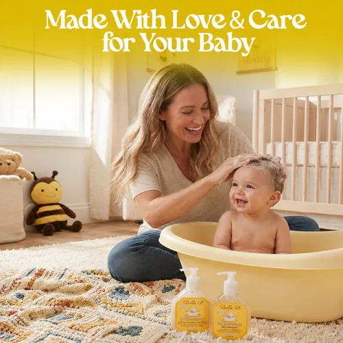 Miniatura 4 de BELLA B Bundle Bee Gone Cradle Cap Champú y cabello saludable para el cuero cabelludo Cradle Cap Tratamiento y acondicionador de 8 onzas, kit