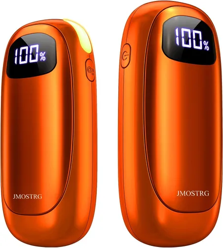 Miniatura 13 de Calentadores de manos recargables, paquete de 2, calefacción eléctrica de doble cara con pantalla LED y linterna, máximo 127 ℉, calentador