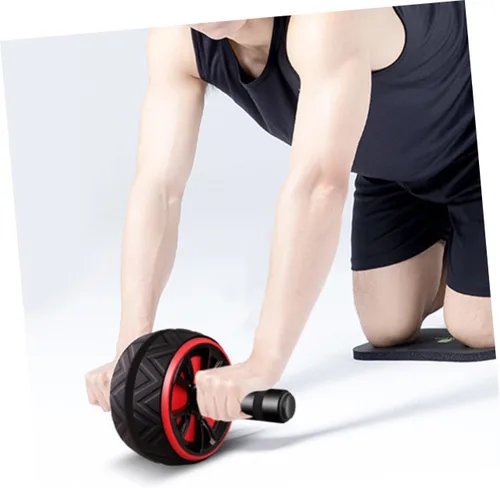 Miniatura 7 de SUPVOX Equipo de ejercicio abdominal, rueda de gimnasio abdominal, rueda de ejercicio abdominal, rodillo, accesorios de ejercicio, rodillo