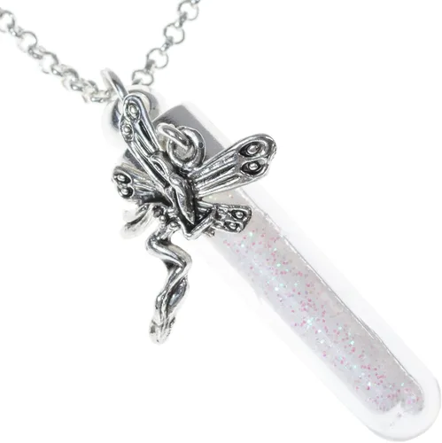 Fairy Dust Original Fairy Dust Necklace with Fairy Dust Charm in Pixie Dust Christmas Birthday Party Jewelry Gift for Daughter Granddaughter Niece