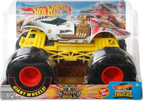 Miniatura 3 de Hot Wheels Monster Trucks - Surtido a escala 1:24 para niños de 3, 4, 5, 6, 7, 8 años, gran regalo, camiones de juguete a gran escala