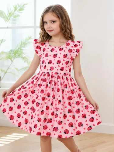 Miniatura 3 de Vestido de unicornio para niñas de 1 a 8 años