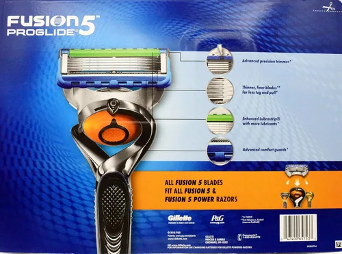 Miniatura 2 de Gillette Fusion5 ProGlide - Recambios de cuchillas de afeitar para hombre, paquete de 16 cartuchos (el embalaje puede variar)