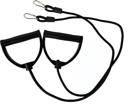1 par de bandas de resistencia con asas y clips, bandas de ejercicio de pedal, entrenamiento de fuerza, entrenamiento de fuerza en casa, gimnasio,