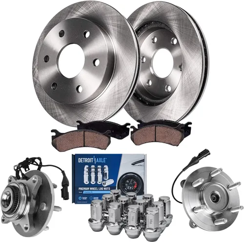 Miniatura 23 de Detroit Axle - Kit de frenos para Mazda CX-5 2019-2024, rotores de freno de disco pastillas de freno de cerámica con herrajes 2020 2021 2022 2023