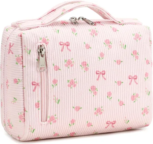 Miniatura 14 de Bluboon Bolsa de Maquillaje con Cremallera, Bolsa de Cosméticos Portátil y Organizadora de Viaje para Mujeres y Niñas
