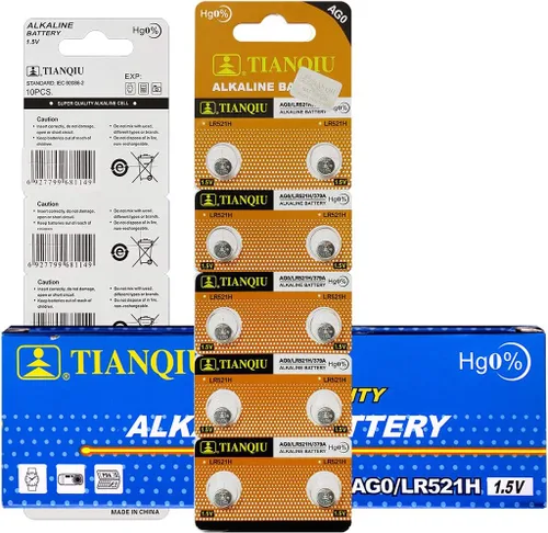 Miniatura 2 de Tianqiu 10PCS Ag0 Lr521 379 Sr521Sw Batería alcalina