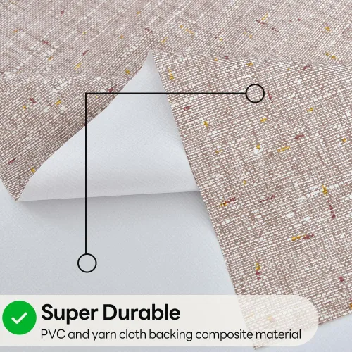 Miniatura 3 de Mantel Impermeable Limpiable para Mesa Rectangular, Manteles de Vinilo Resistente para Exteriores, Cubierta de Mesa de PVC para Picnic