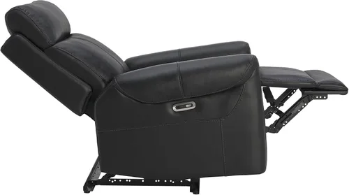 Miniatura 10 de KISLOT Silla reclinable de cuero para adultos, abrazador de pared, RV reclinable con puertos de carga USB, sofá reclinable de energía eléctrica