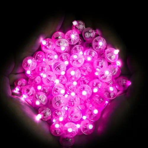 Miniatura 10 de Decoración de lámparas en bolas para fiestas de boda, luz de larga duración para linterna de papel, luz de flash LED multicolor, 100