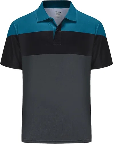 Polo de golf para hombre grande y alto, ajuste seco, manga corta, impresión, rendimiento que absorbe la humedad, deportivo, casual, polo M-7XL