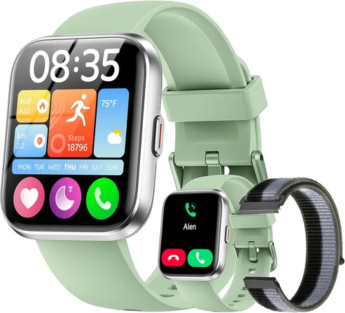 Miniatura 10 de Relojes inteligentes para hombres (Android/iPhones), más de 120 modos deportivos con monitor de ritmo cardíaco, monitor de ritmo cardíaco