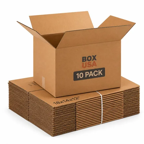 Miniatura 12 de BOX USA Cajas de cartón corrugado de 15 x 10 x 6, medianas de 15 pulgadas de largo x 10 pulgadas de ancho x 6 pulgadas de alto, paquete de 25