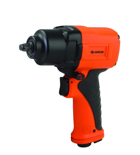Miniatura 7 de Groz Llave de impacto neumática NPT de 1/2 pulgada Cuerpo de aluminio Control de posición de 6 velocidades Par de 900 pies/libras