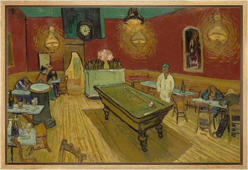 Miniatura 39 de Van Gogh - Lienzo con diseño giclée de olivos con cielo amarillo y sol, arte de pared de galería, estirado y enmarcado, listo para colgar, 24 x 36