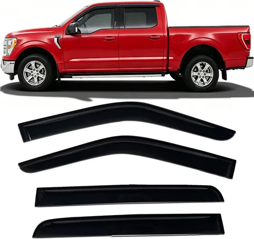 Miniatura 15 de Viseras laterales para ventana, deflectores de ventilación, deflectores de ventilación para Chevrolet Equinox 2018, 2019, 2020, 2021, 2022, 2023